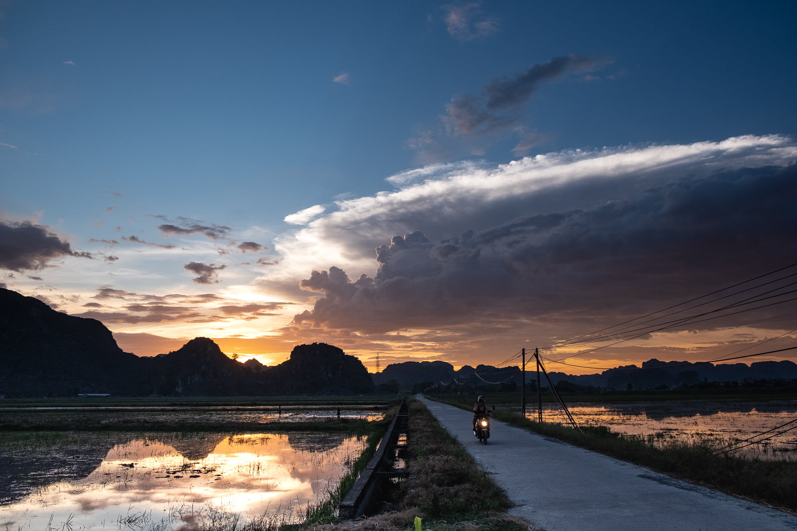 couché soleil ninh binh