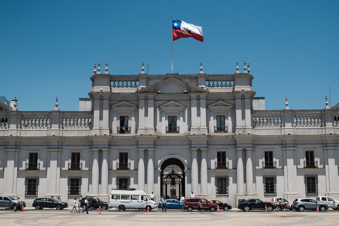 palais moneda santiago chili ville capitale