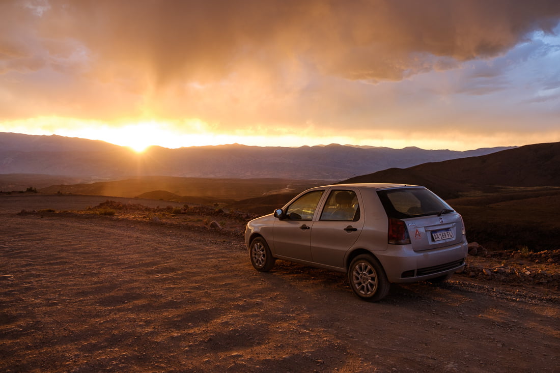 humahuaca argentine salta couché soleil