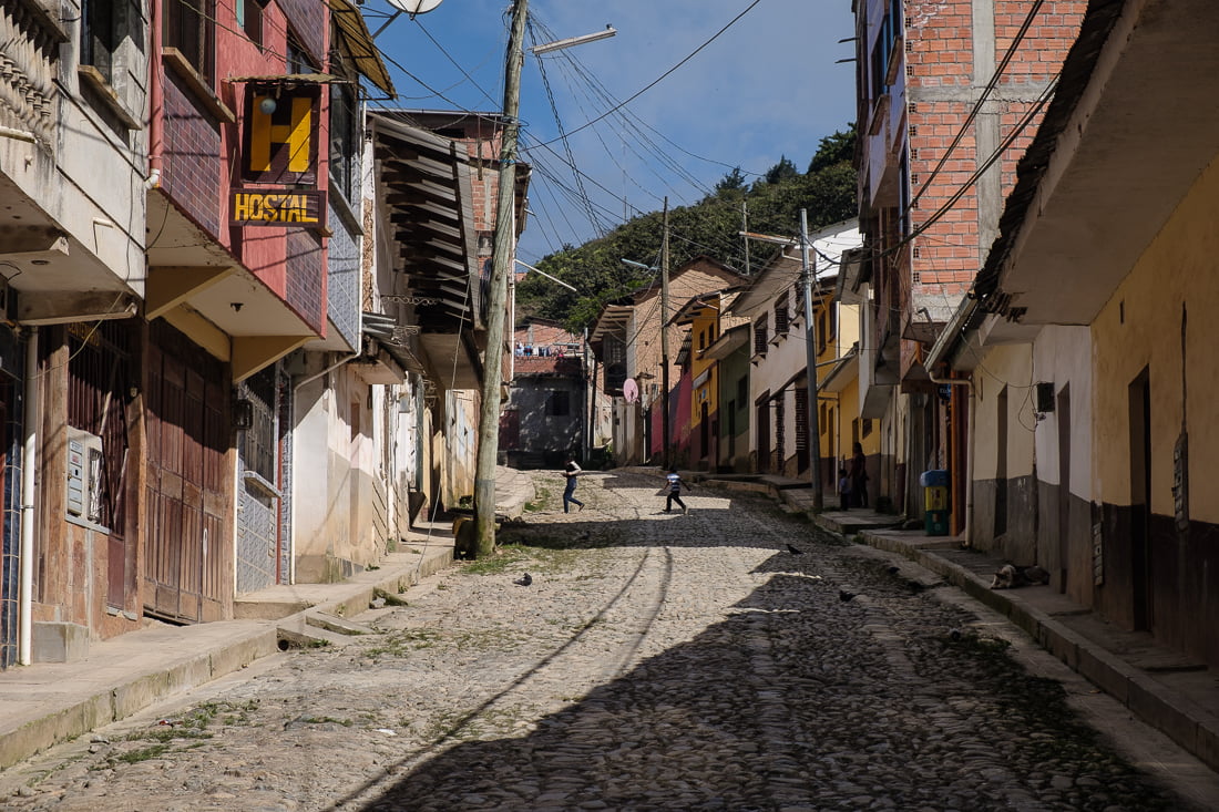 rues coroico bolivie