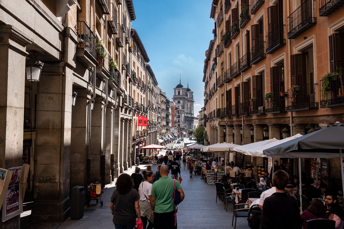 madrid ruelle capitale espagne