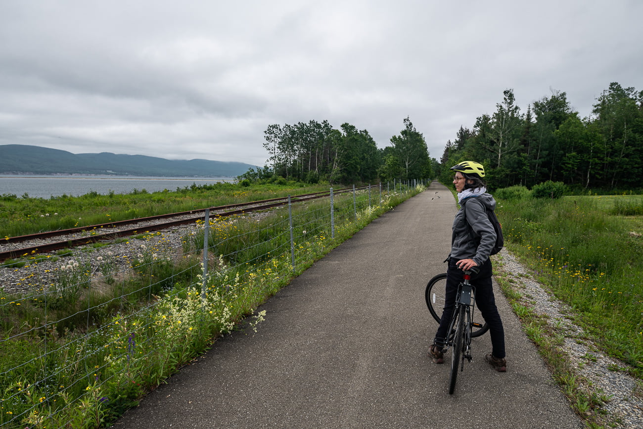 piste cyclable gaspé